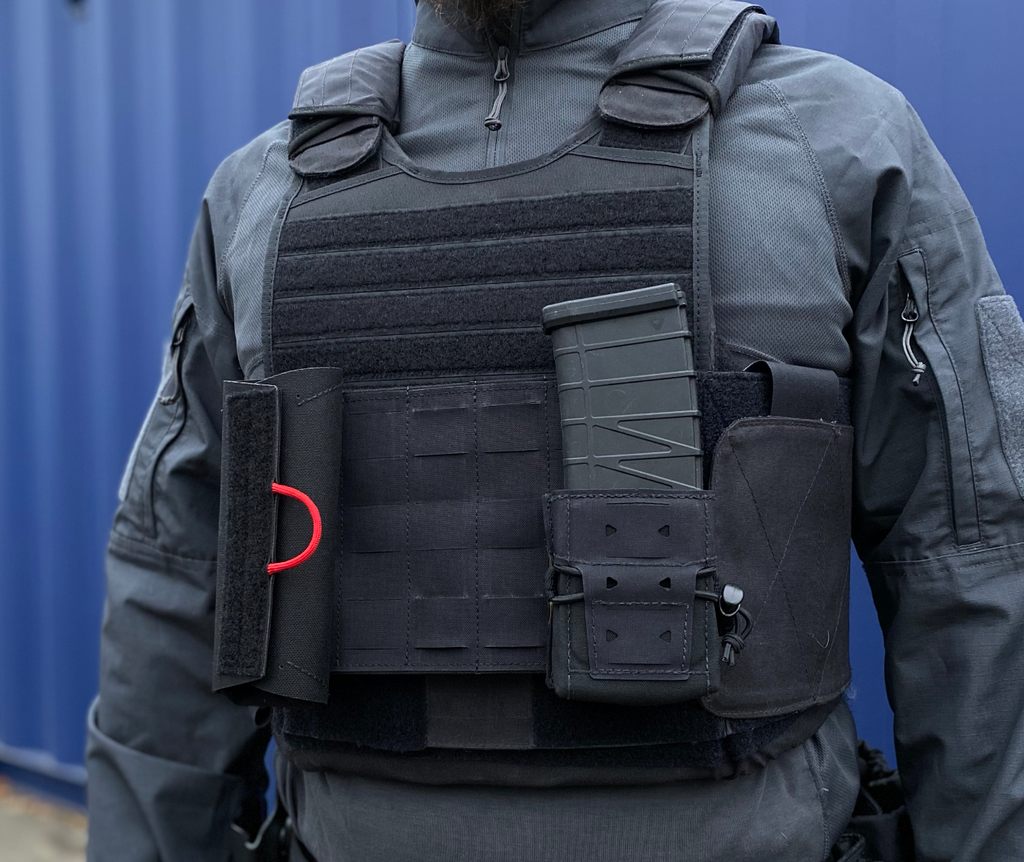 Livewire Patrol Molle Vest Level IIIA - Black (Molle) / L / Standard Level IIIA Panels