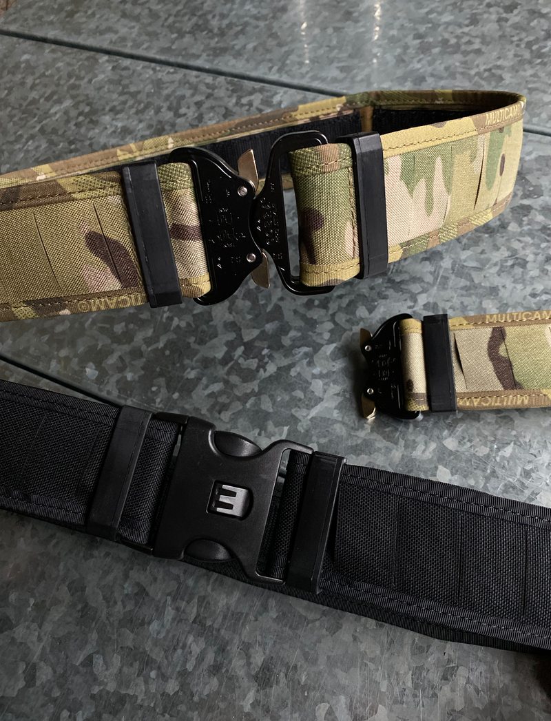 Quantum - Duty & Gunfighter Belt - Black - ITW Polymer 3-point safety buckle