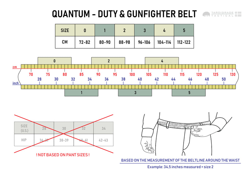 Quantum - Duty & Gunfighter Belt Multicam Original - ITW Polymer 3-point safety buckle